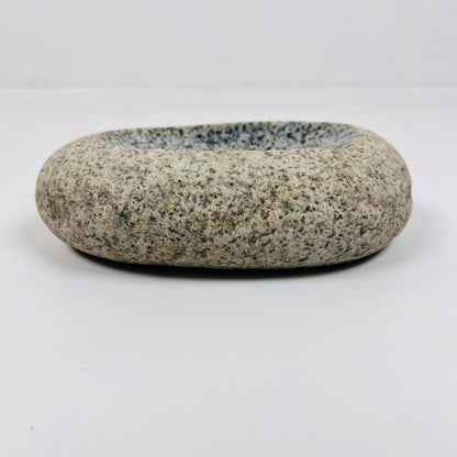Foggy Spotted Soap Dish - Riverstone