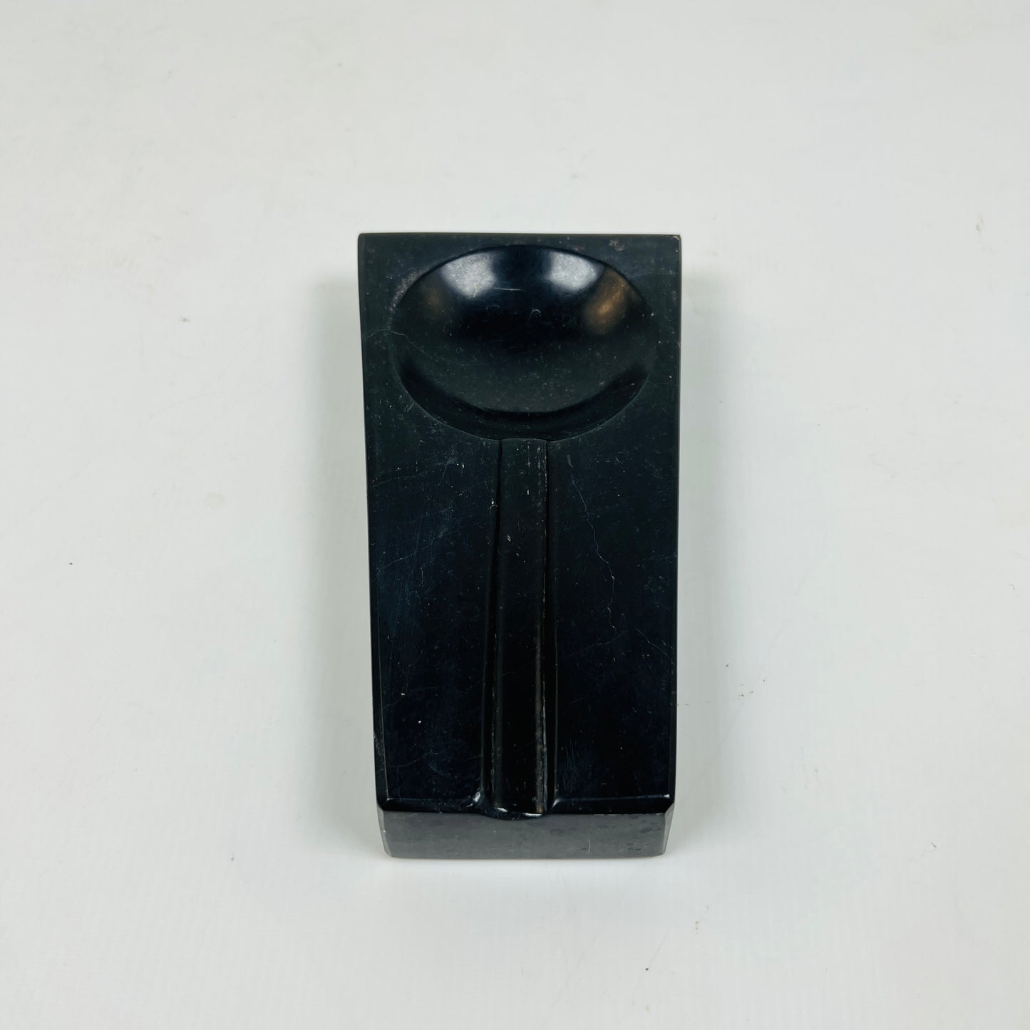 Minimal Marble Ash Tray - Black