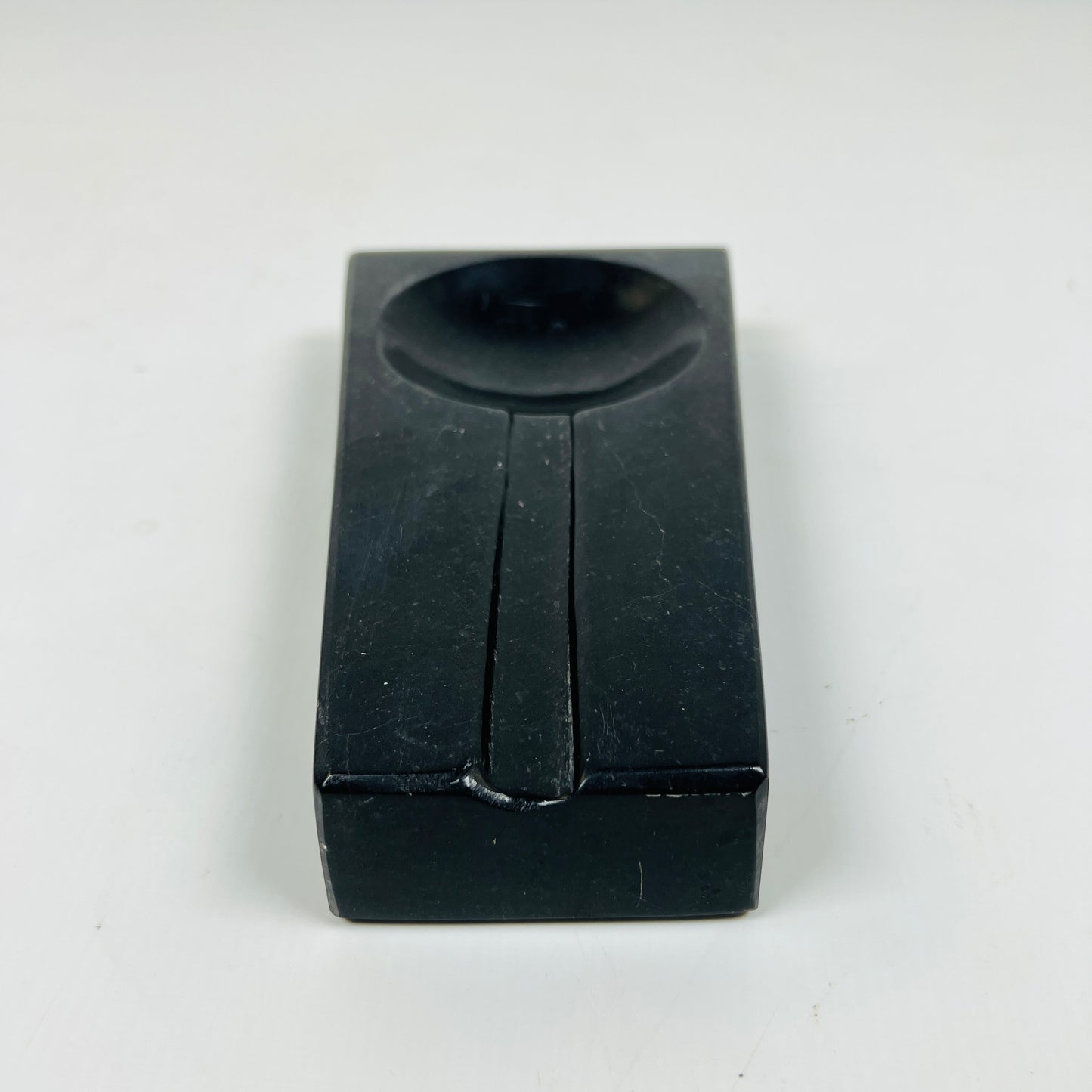 Minimal Marble Ash Tray - Black
