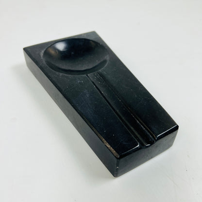 Minimal Marble Ash Tray - Black