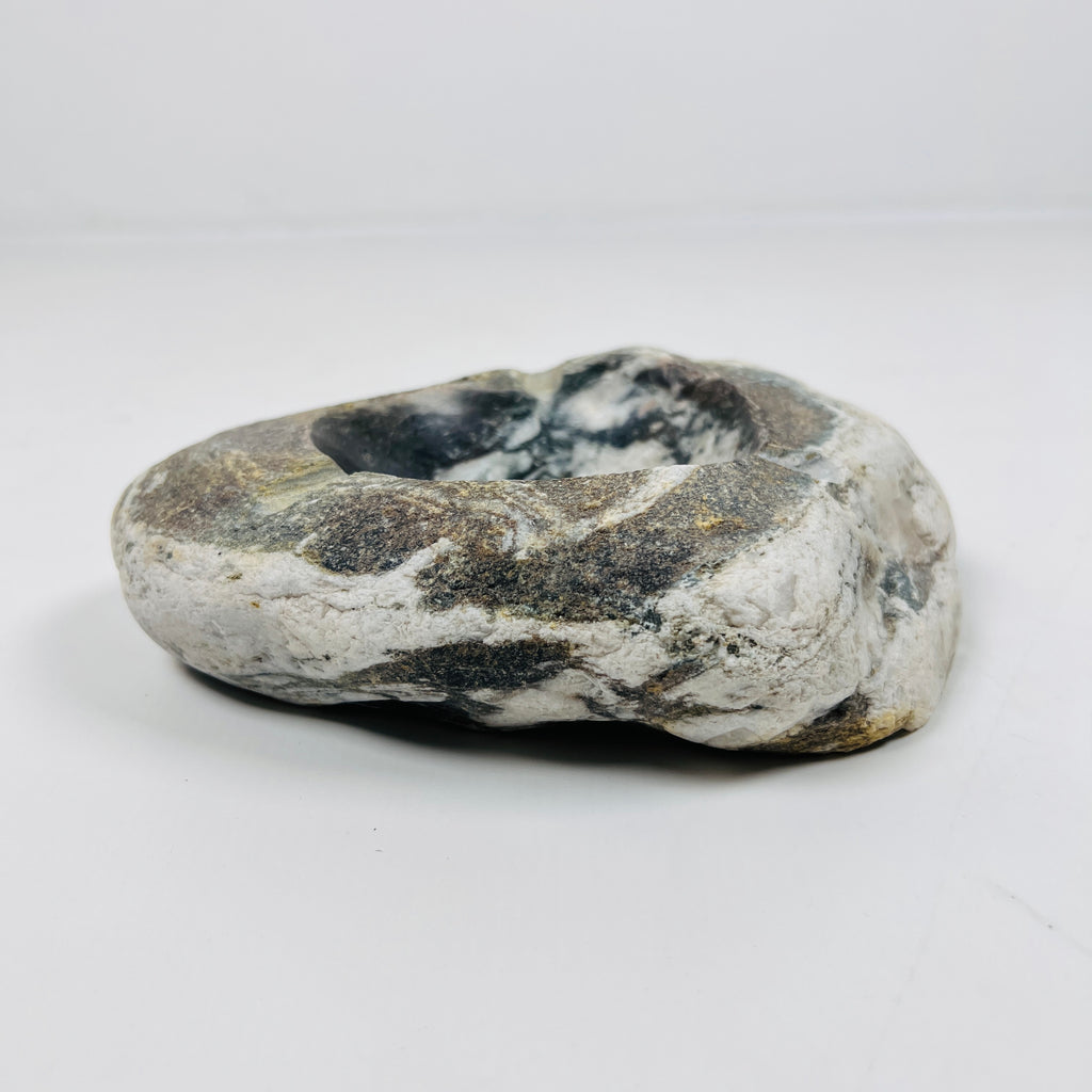 River Stone Zebra Dabbed Ash Tray