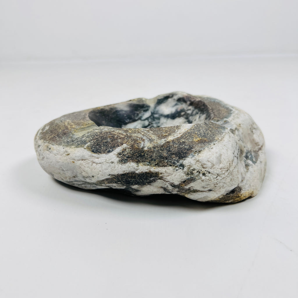 River Stone Zebra Dabbed Ash Tray