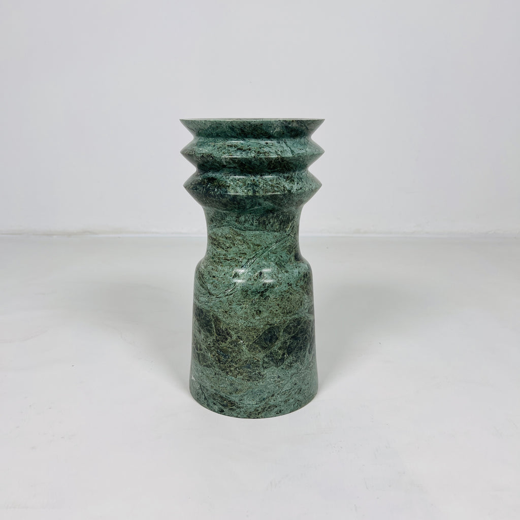 Swirl Head Green Vase