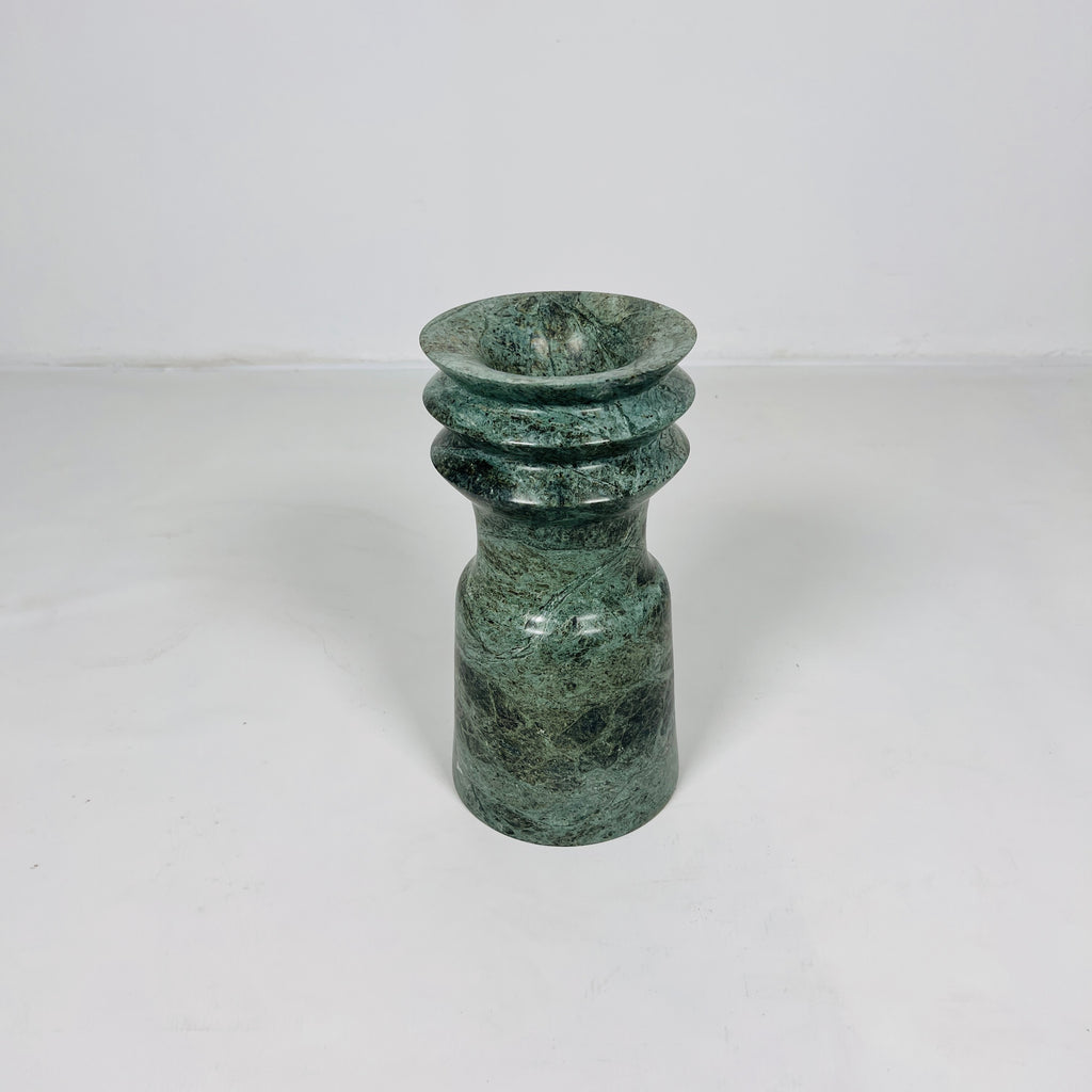 Swirl Head Green Vase