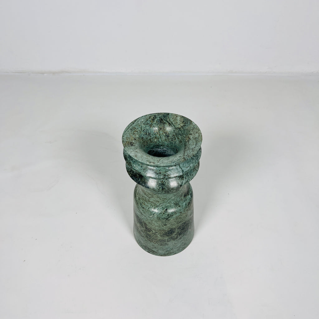 Swirl Head Green Vase