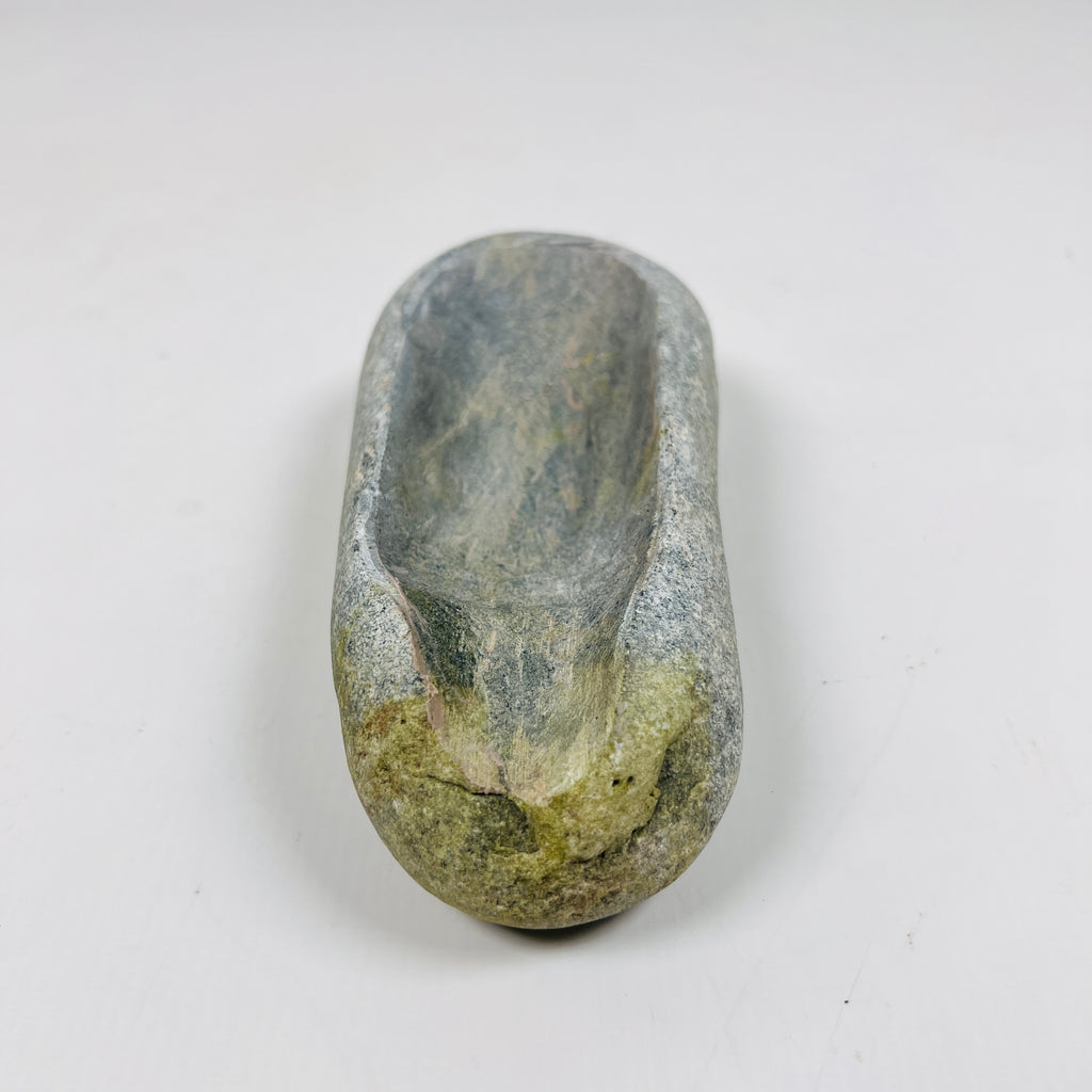 River Stone Lime Marked Ash Tray