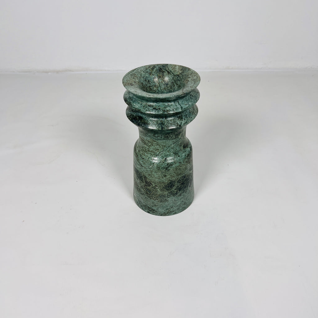 Swirl Head Green Vase