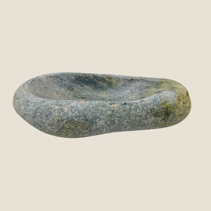 Lime Marked Ash Tray - River Stone