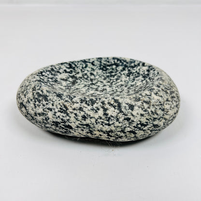 Tuxedo Spotted Soap Dish - Riverstone