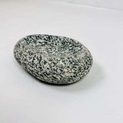 Tuxedo Spotted Soap Dish - Riverstone