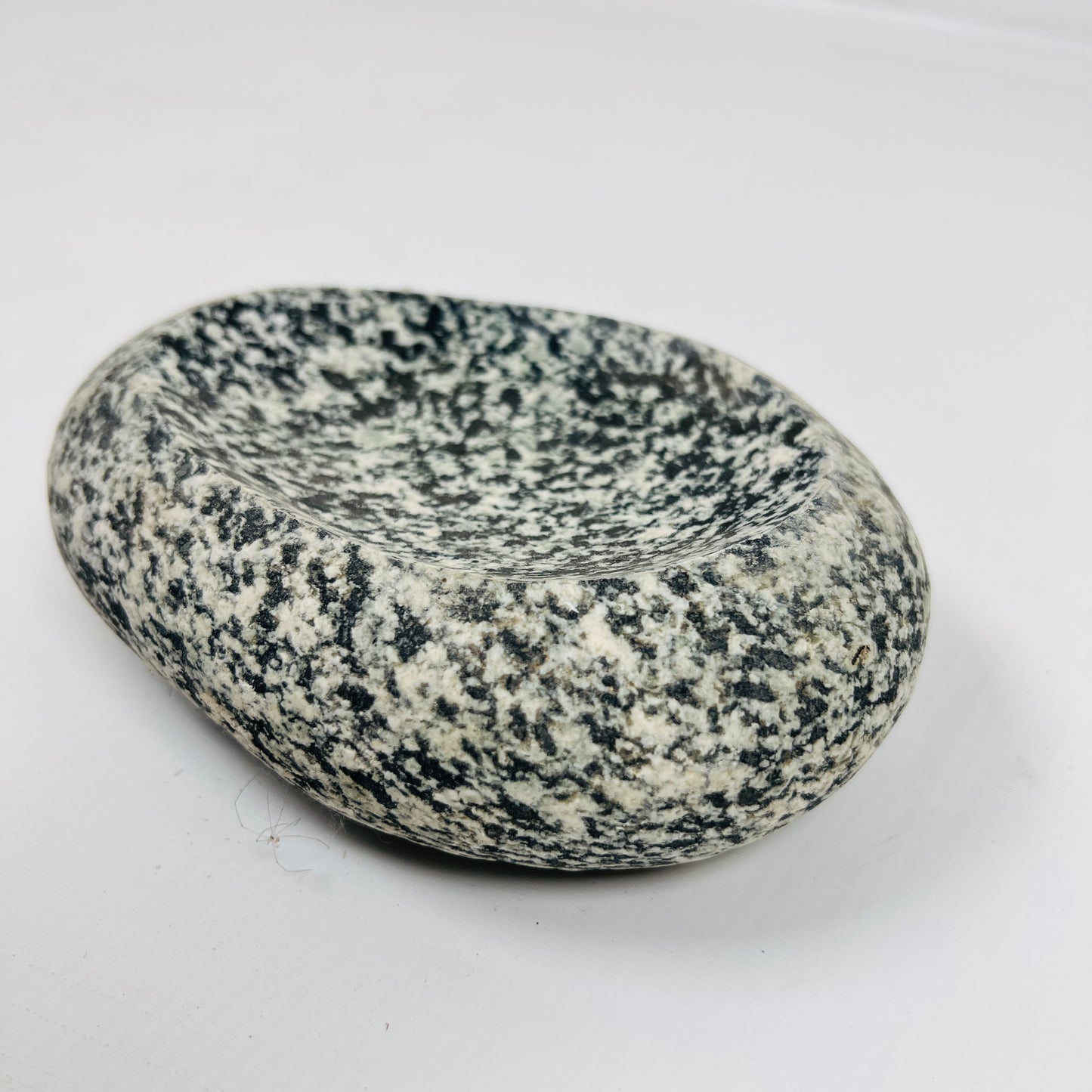 Tuxedo Spotted Soap Dish - Riverstone