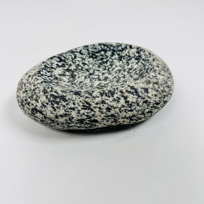 Tuxedo Spotted Soap Dish - Riverstone
