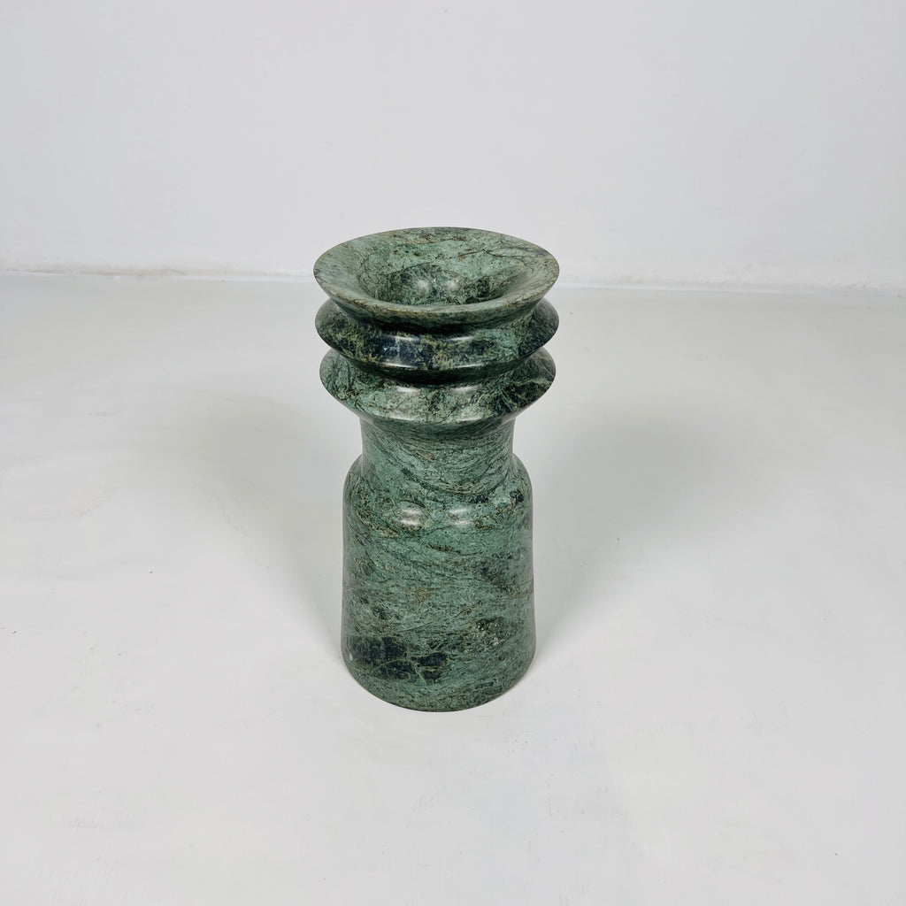 Swirl Head Green Vase