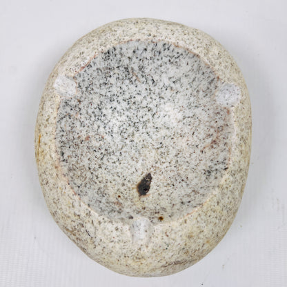 Spotted Eggshell Ash Tray -River Stone