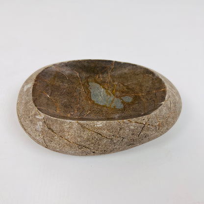 Amber Webbed Soap Dish - Riverstone