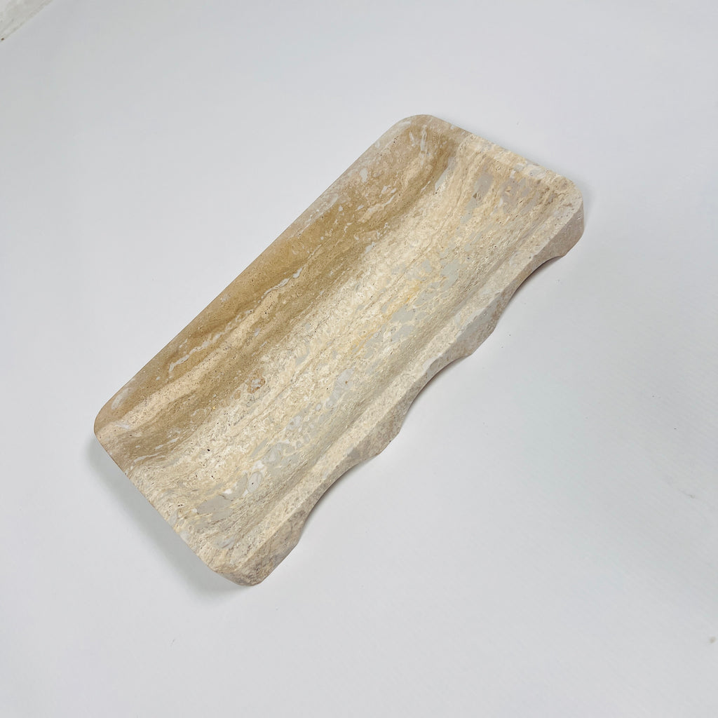 Linear Travertine Tray