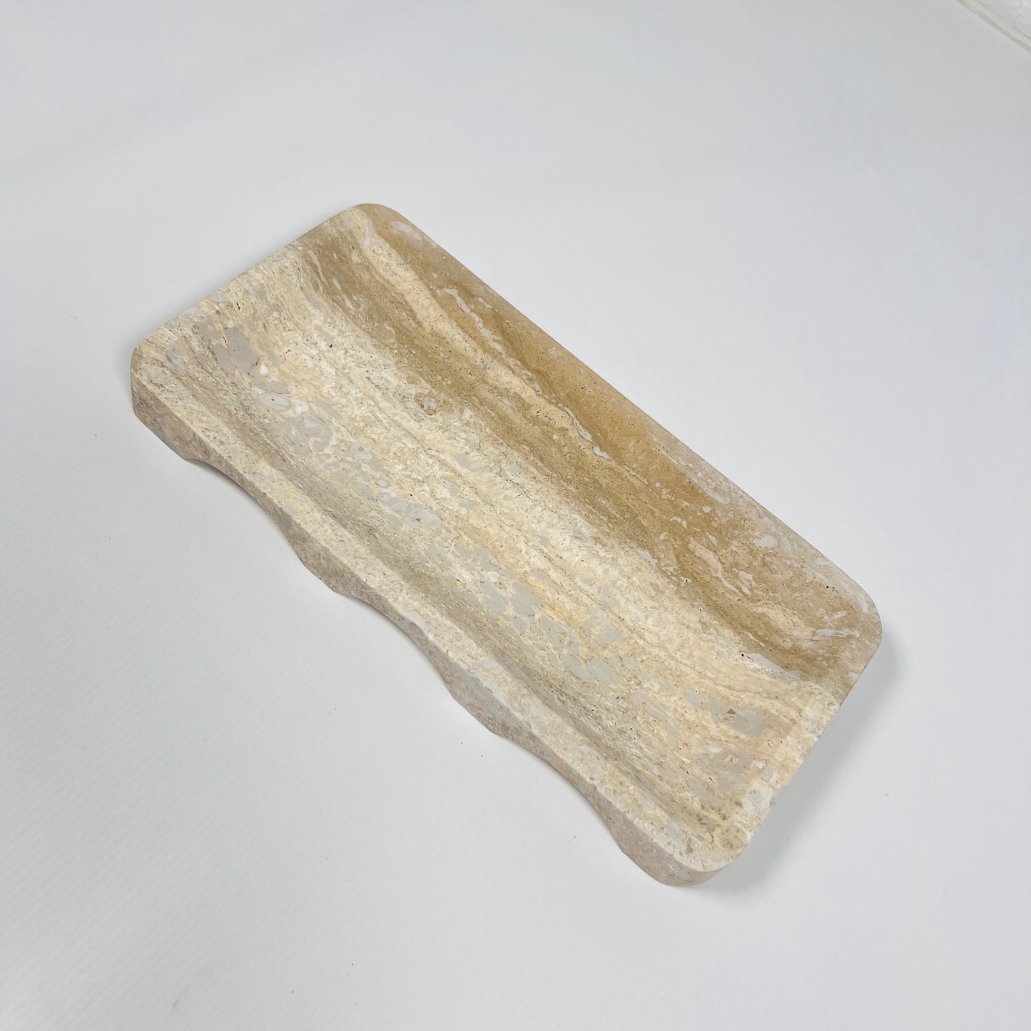 Linear Travertine Tray