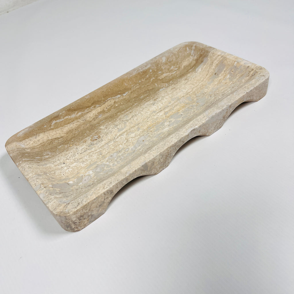 Linear Travertine Tray