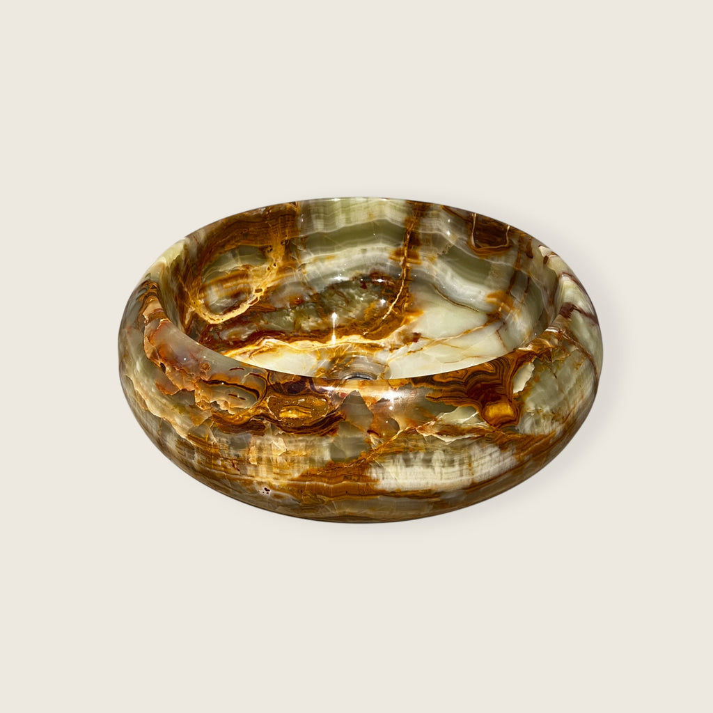 Golden Vein Onyx Sink