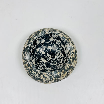 Black & White Specked Ash Tray - Riverstone