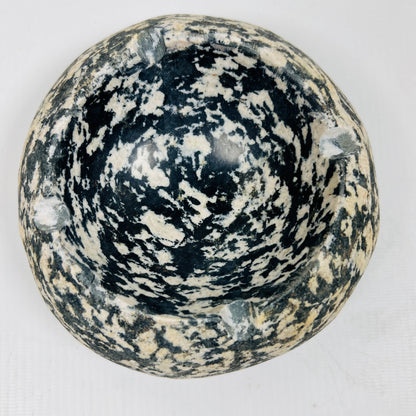 Black & White Specked Ash Tray - Riverstone