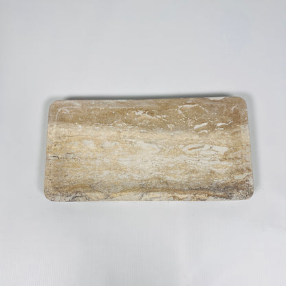 Dual Grazed Travertine Tray