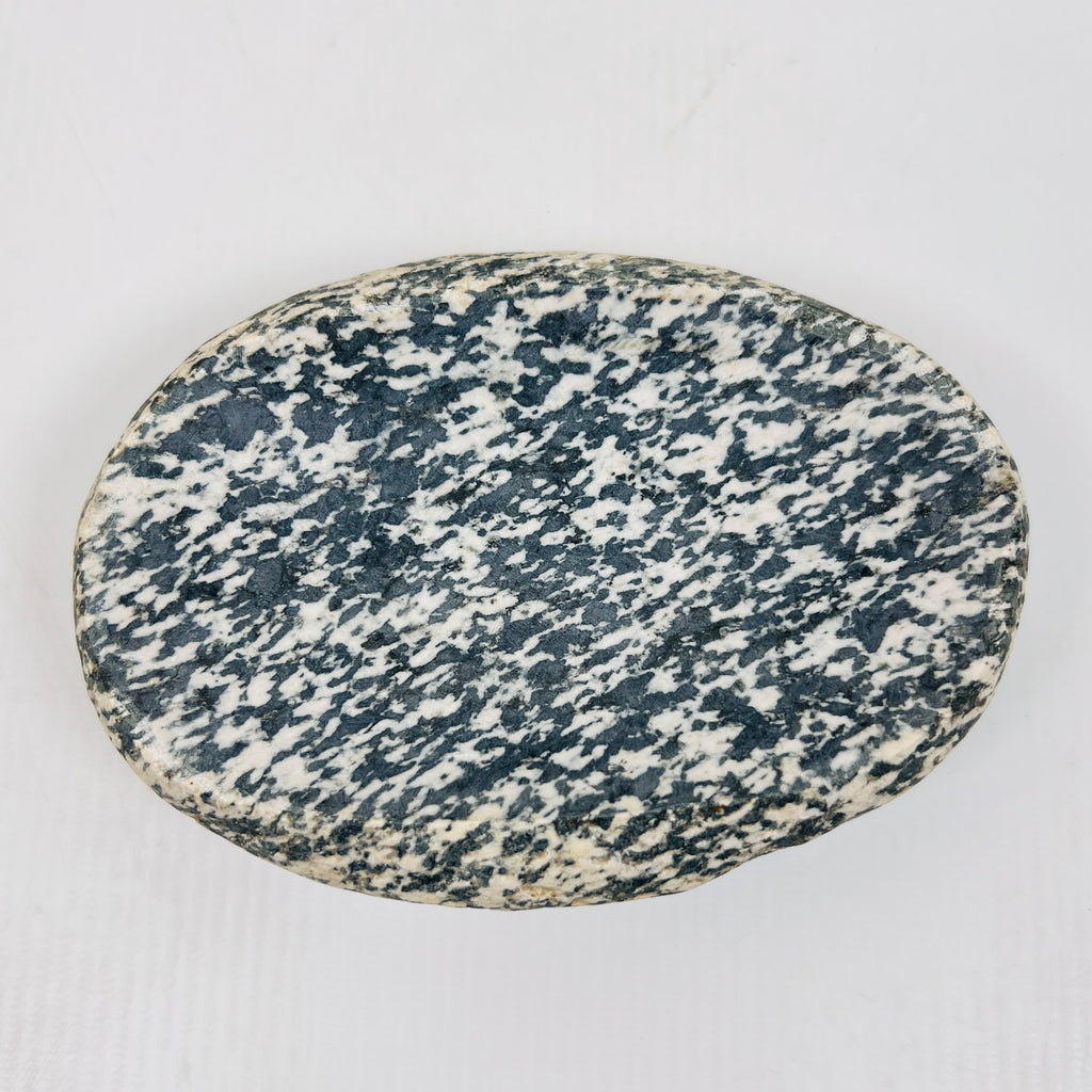 Riverstone Black and White Splashed Soap Dish