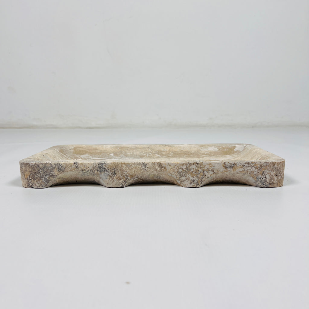 Oblong Travertine Tray