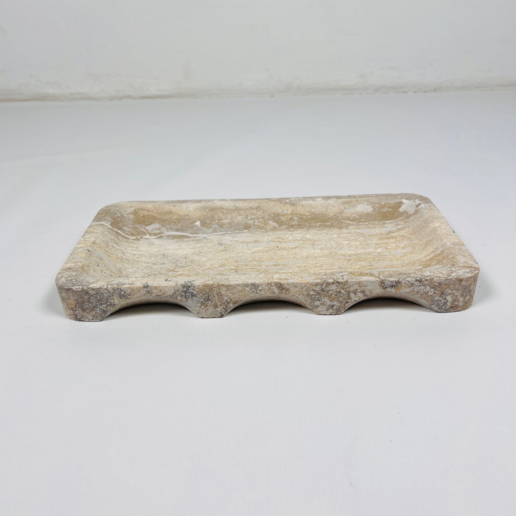 Oblong Travertine Tray