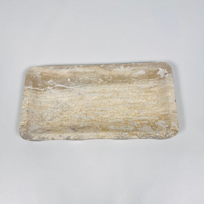 Oblong Travertine Tray