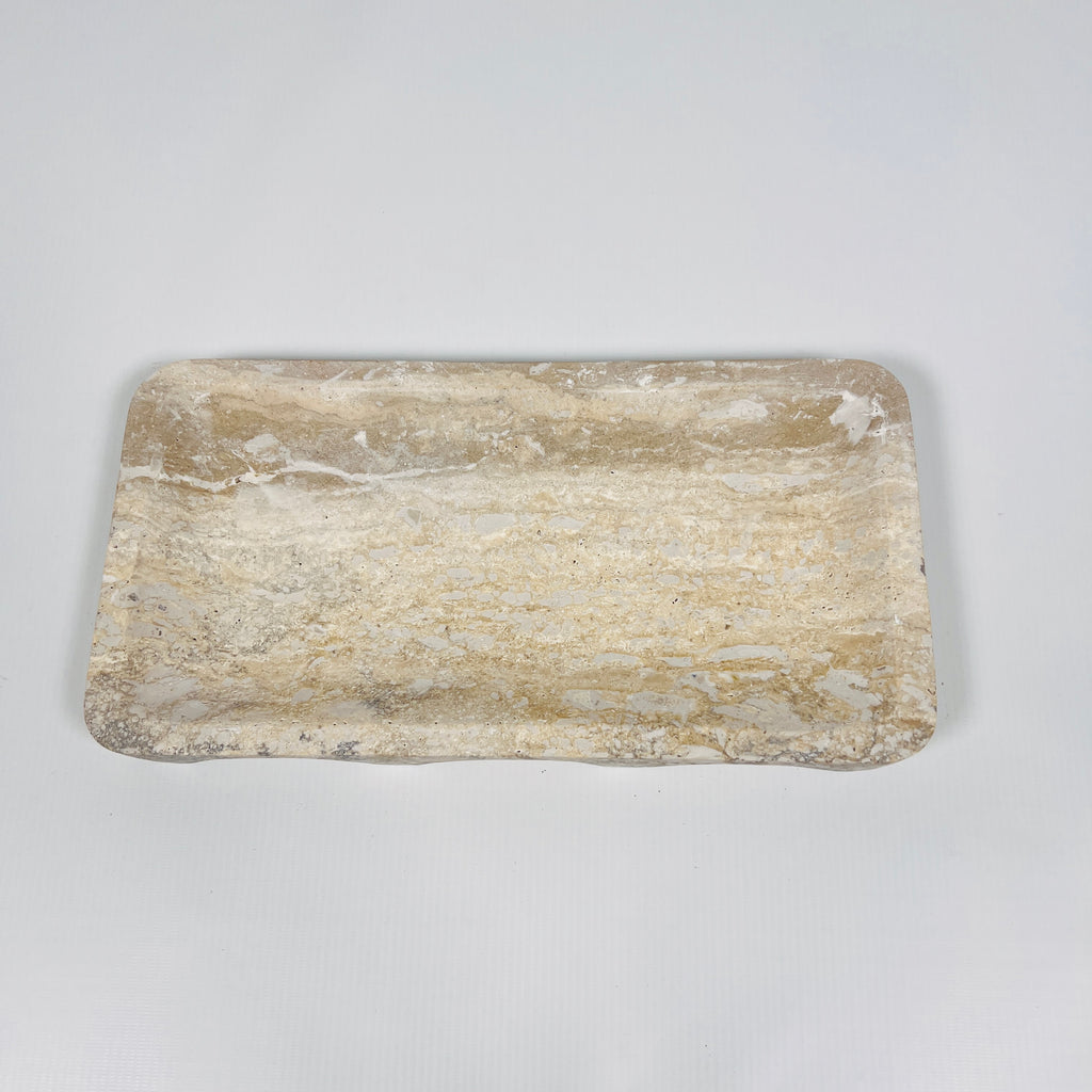 Oblong Travertine Tray