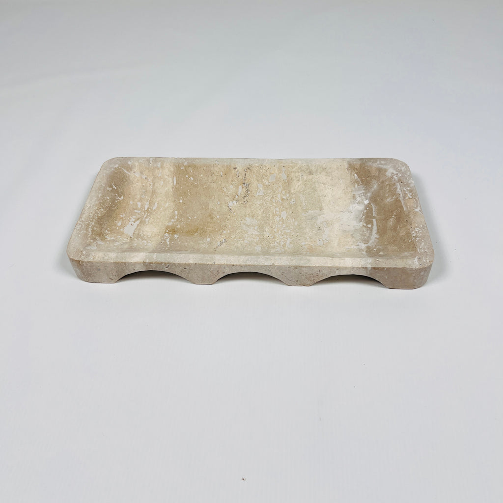 Travertine Wide Tray