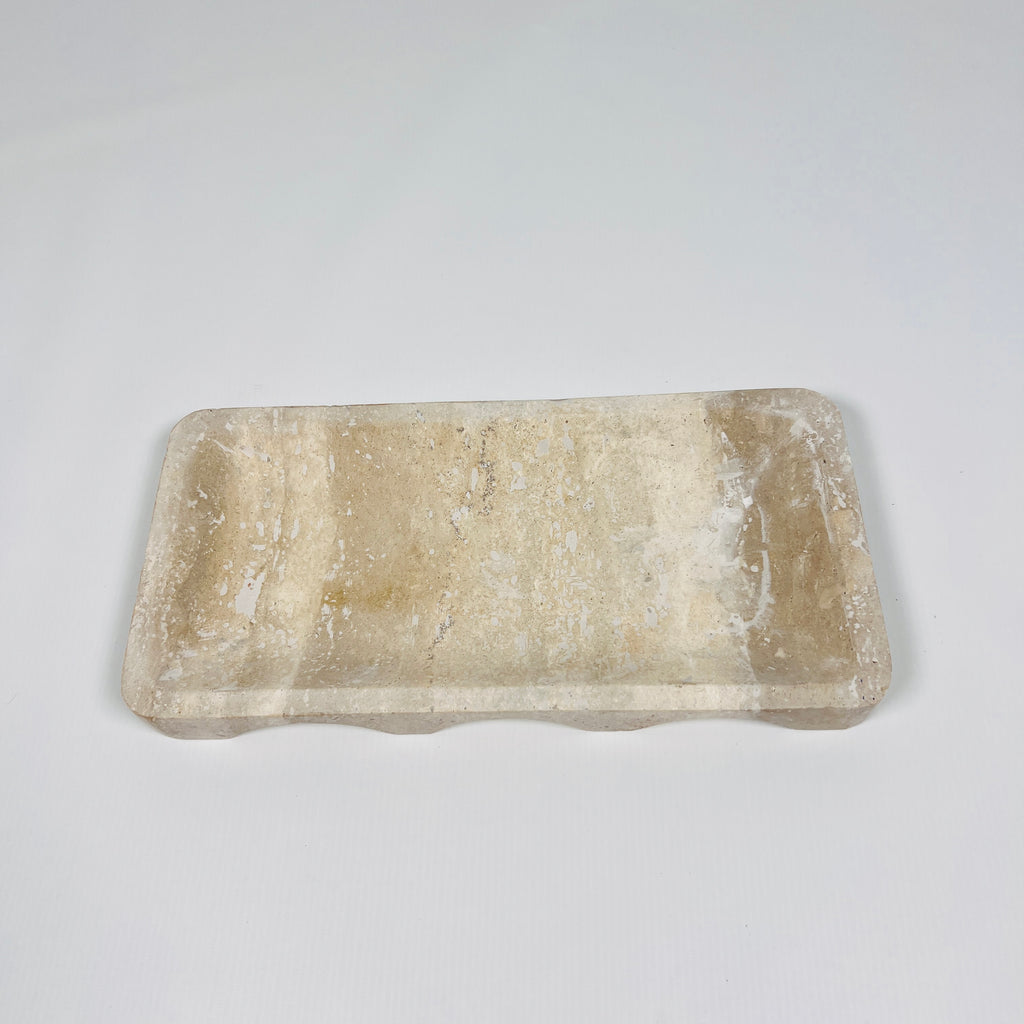 Travertine Wide Tray