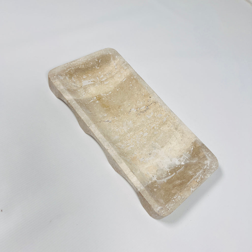 Travertine Wide Tray