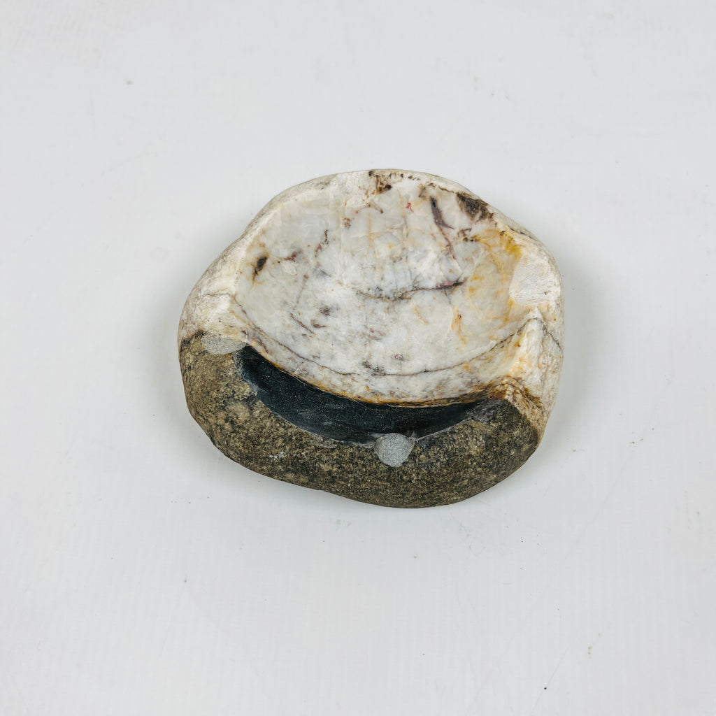 River Stone Mud Dipped Ash Tray