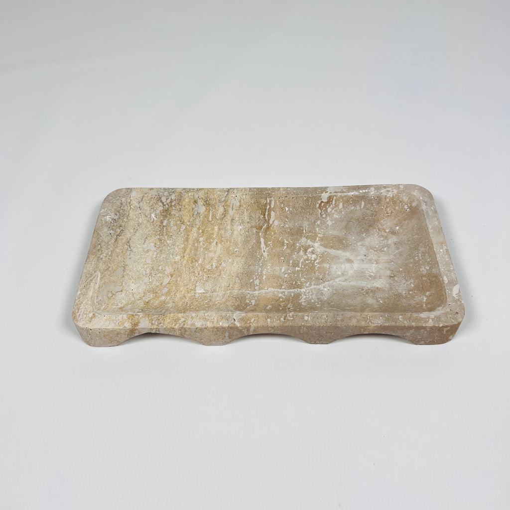 Loam Travertine Tray