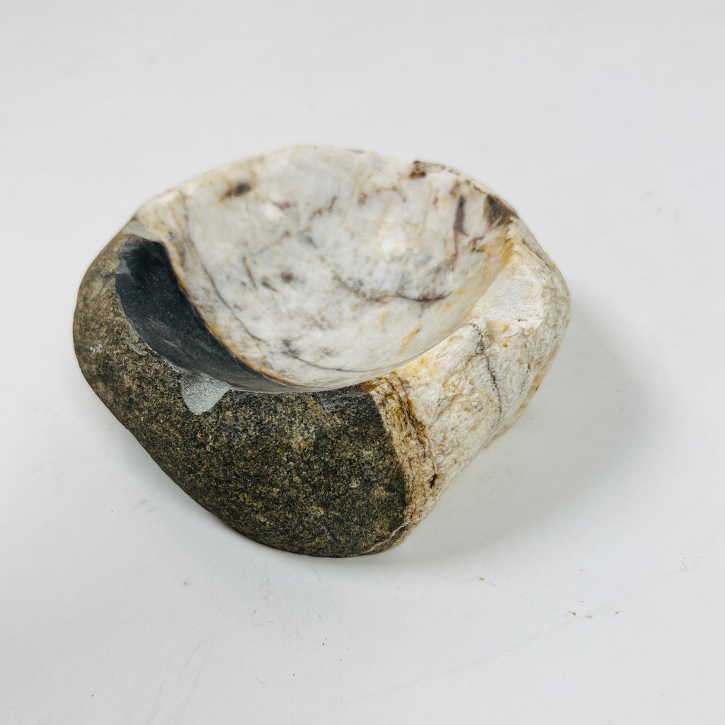 River Stone Mud Dipped Ash Tray