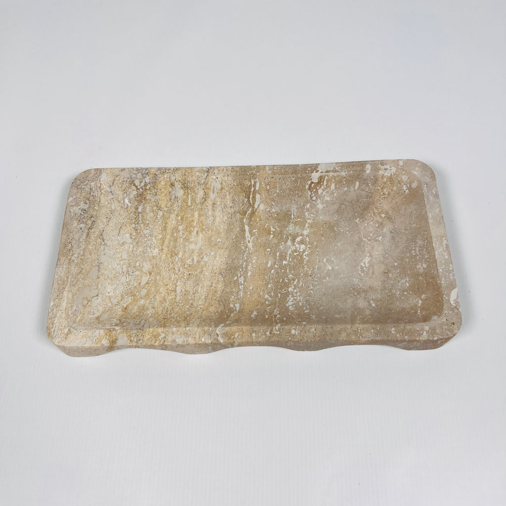 Loam Travertine Tray