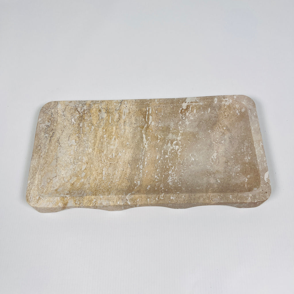 Loam Travertine Tray