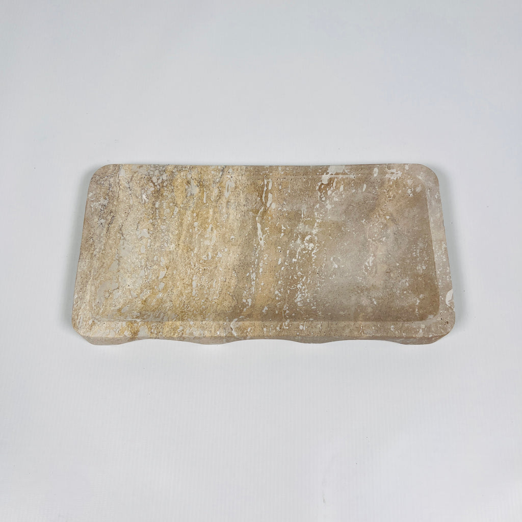 Loam Travertine Tray