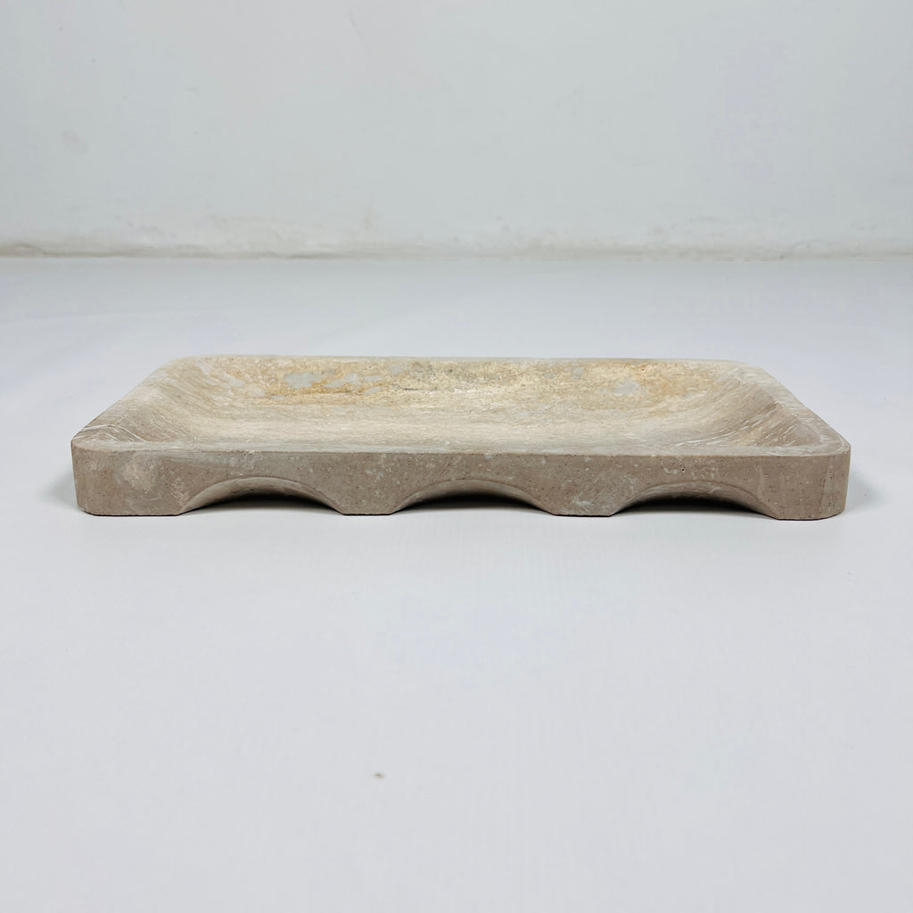 Earth Tide Travertine Tray