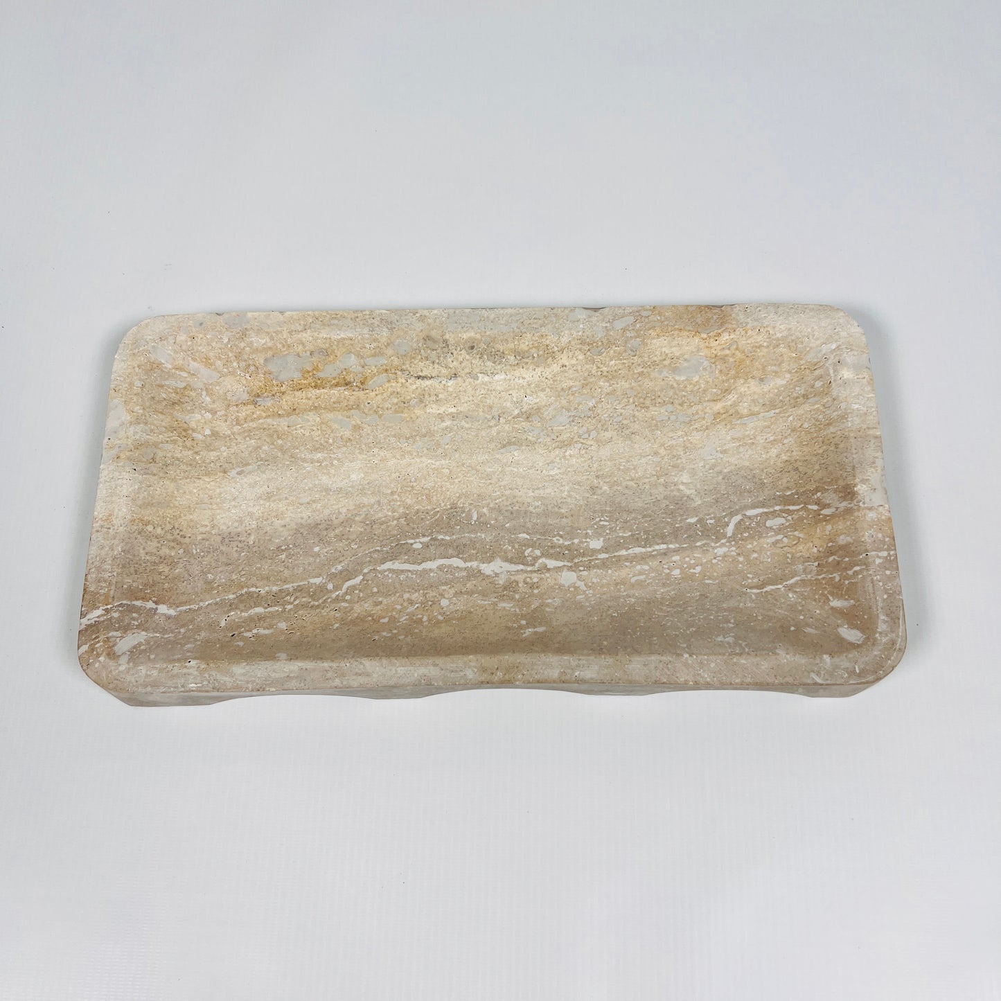 Earth Tide Travertine Tray