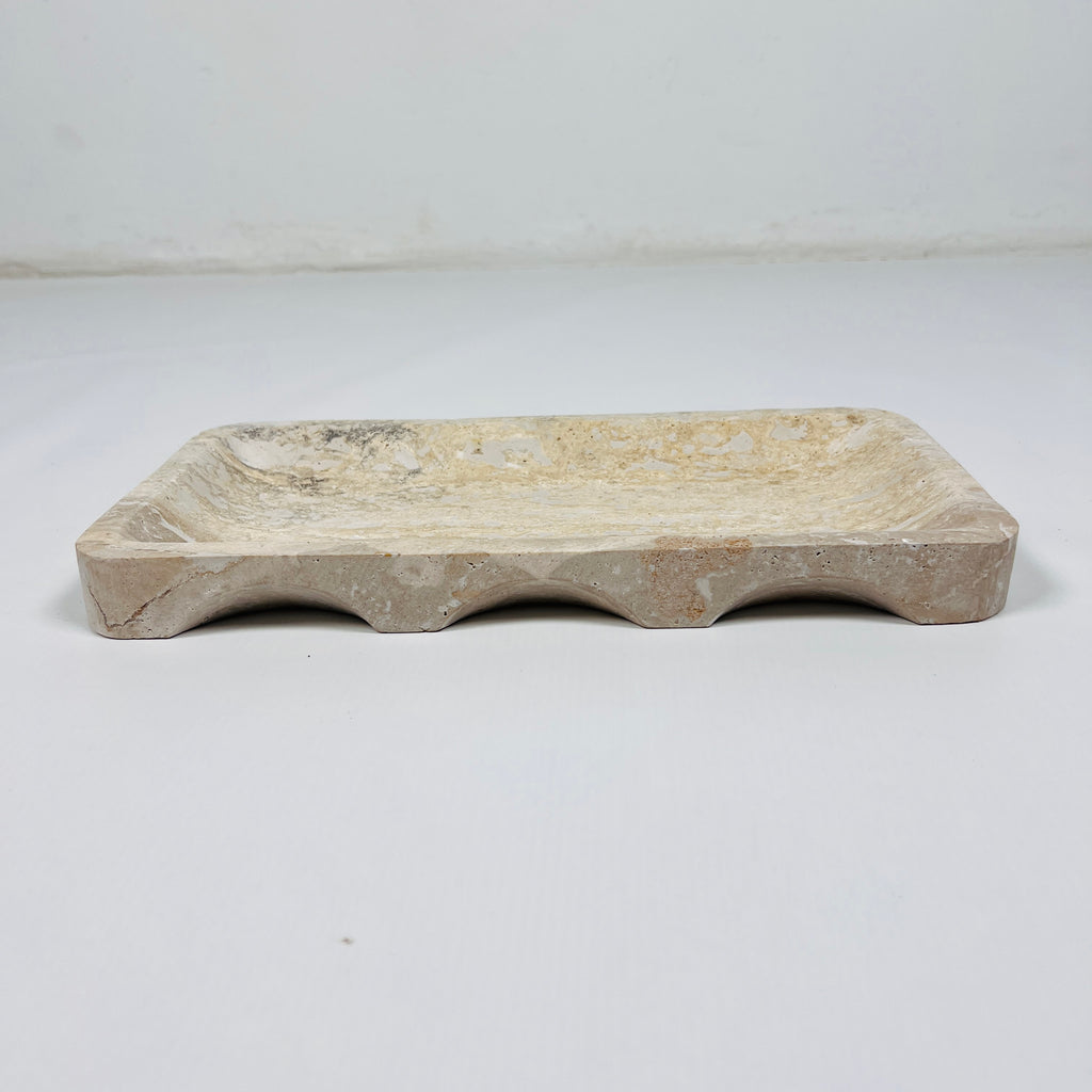 Commodious Travertine Tray