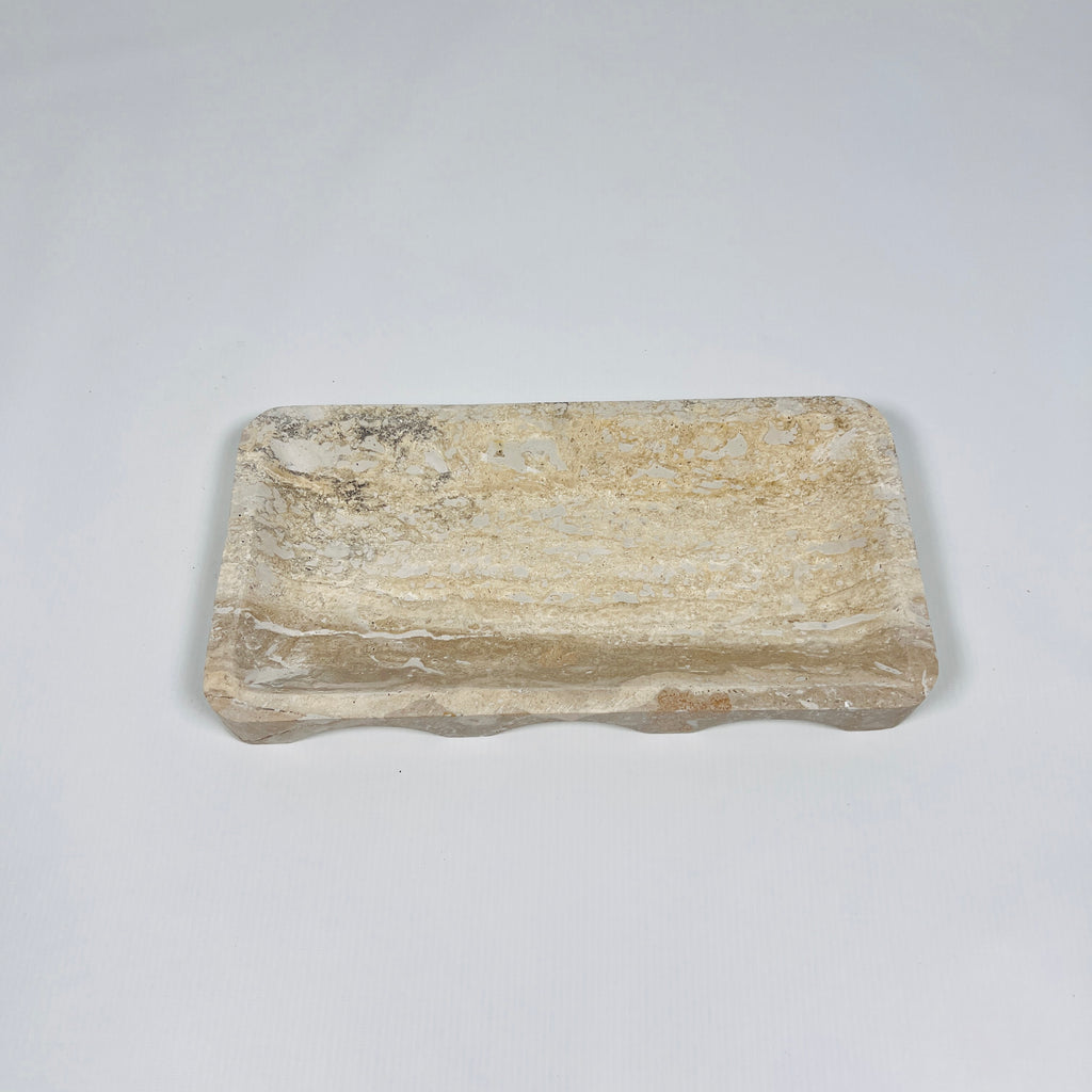 Commodious Travertine Tray