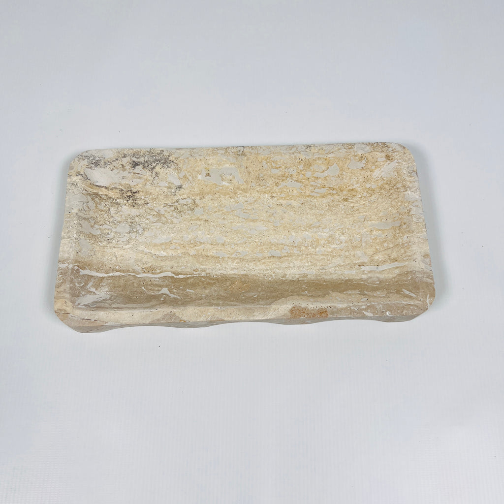 Commodious Travertine Tray