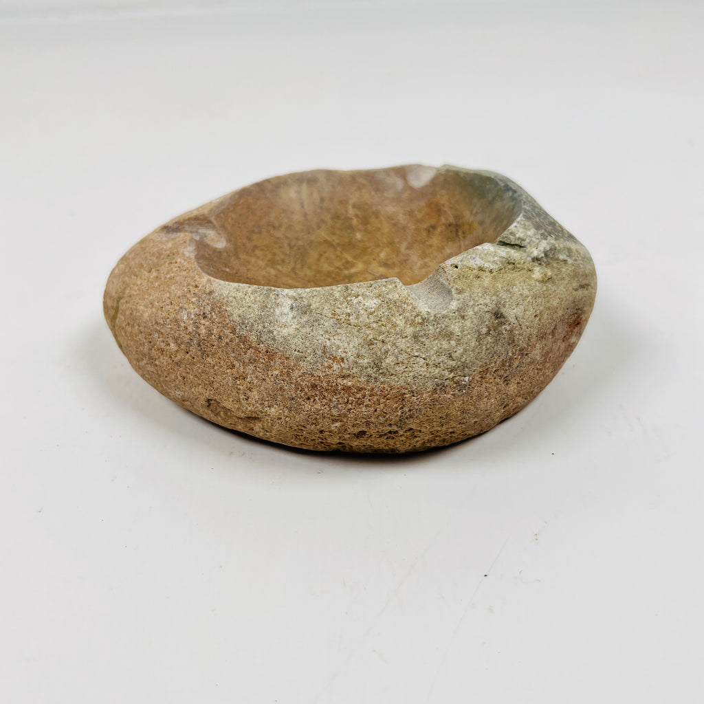 River Stone Amber Grazed Ash Tray