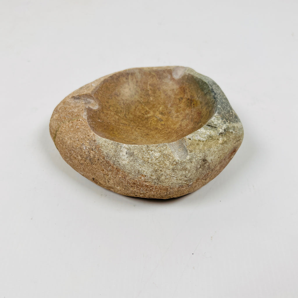 River Stone Amber Grazed Ash Tray