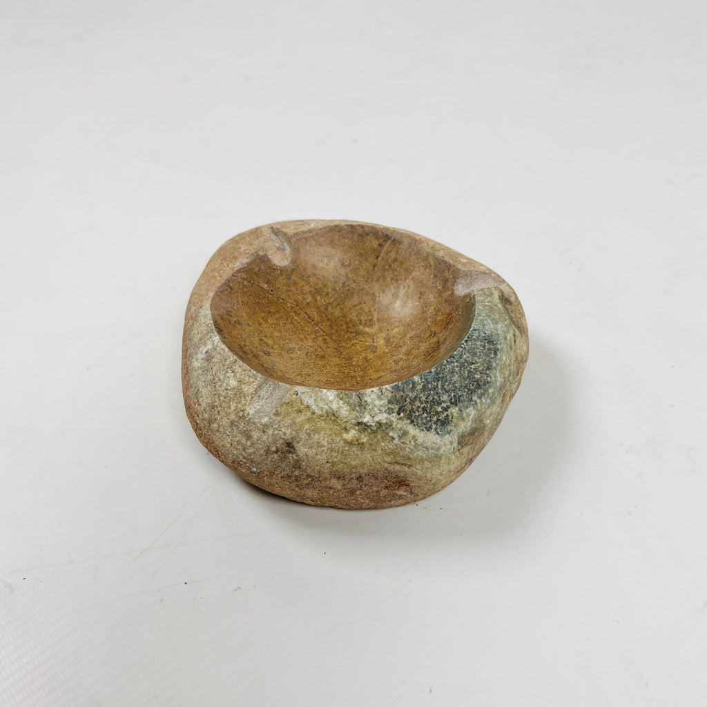 River Stone Amber Grazed Ash Tray