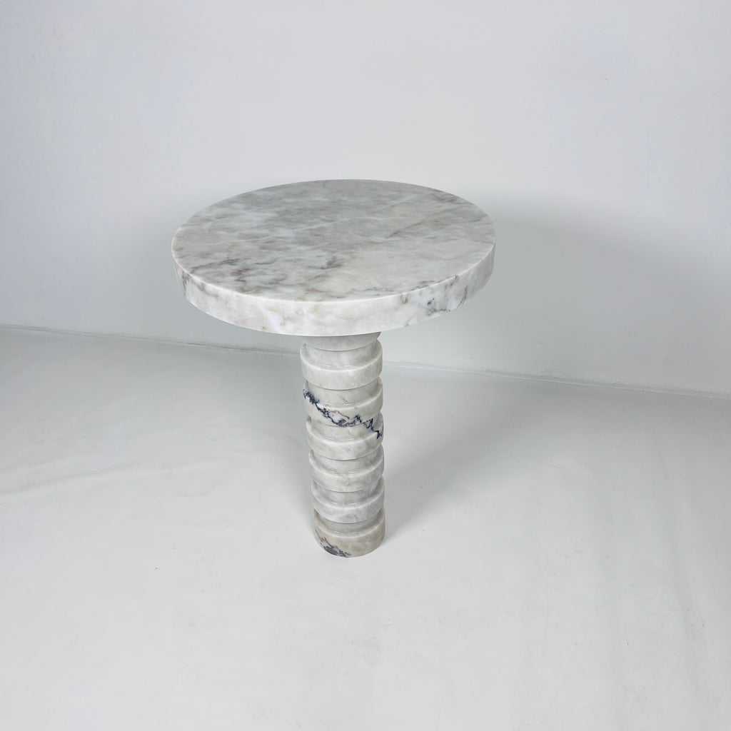 Grey Webbed Side Table