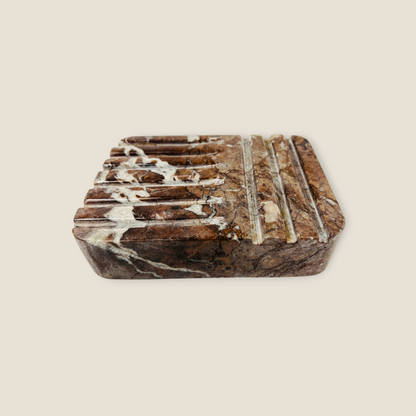 Rectangle Soap Dish - Burgundy